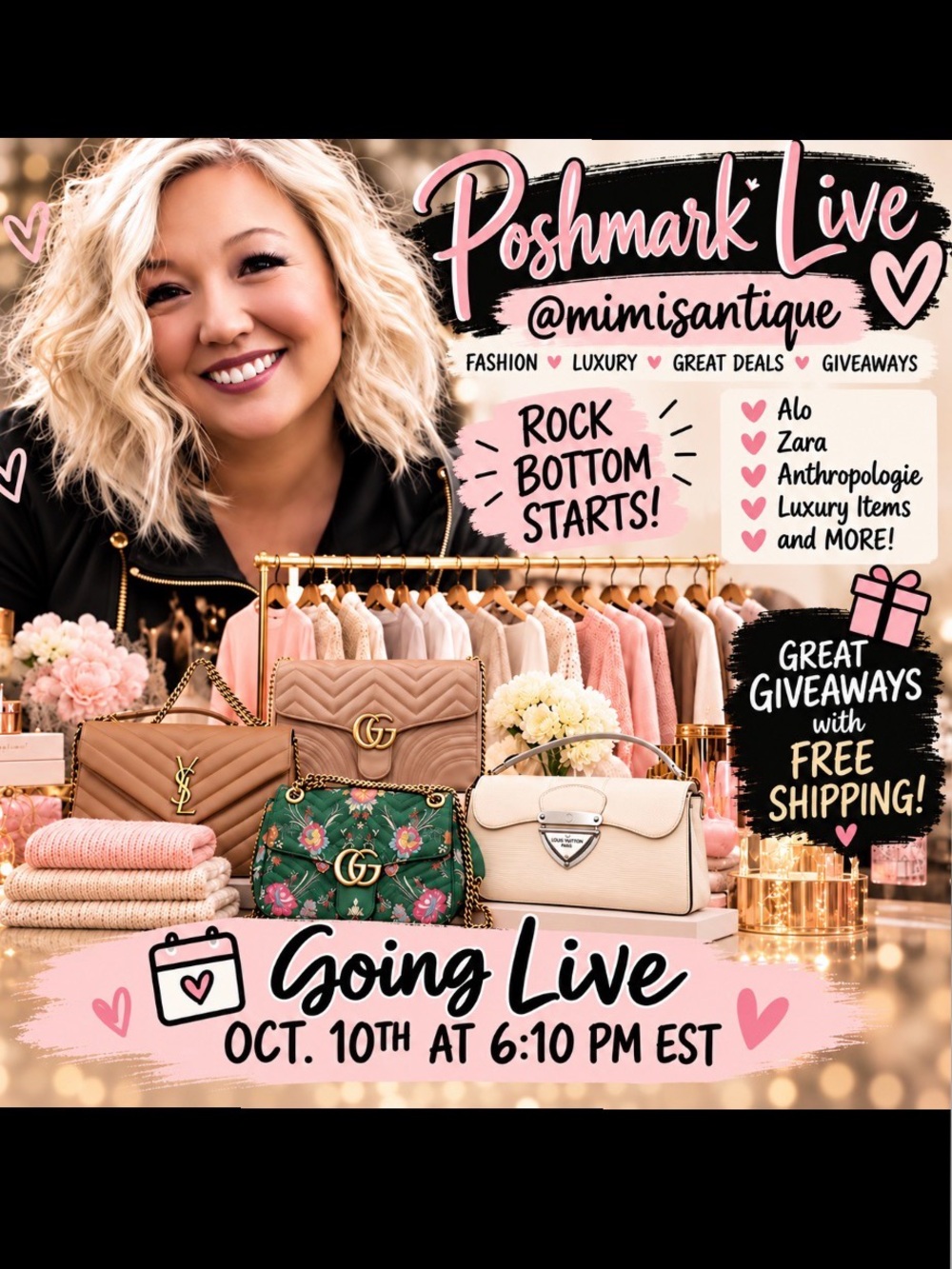 WELCOME TO MY LIVE! 💕 LIVE SHOW DETAILS • GIVEAWAYS • POLICIES 💕